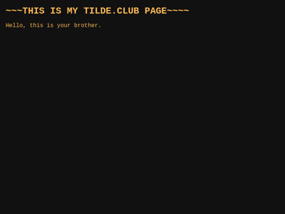 Screenshot of ~hunterirving