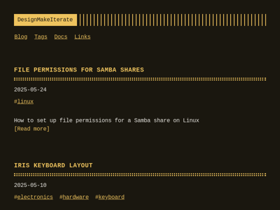 Screenshot of ~jbd