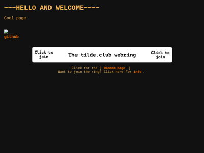 Screenshot of ~jeffrom