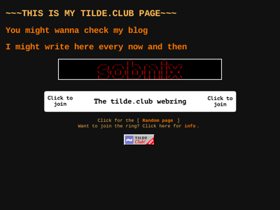 Screenshot of ~jmcs