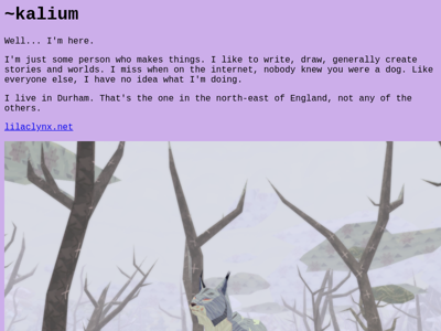 Screenshot of ~kalium