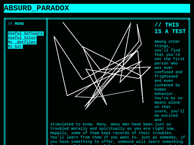 Screenshot of ~kaulfield