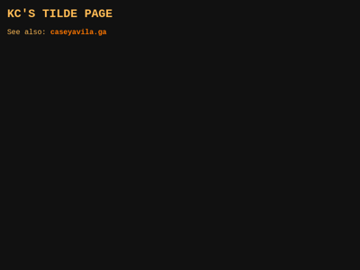 Screenshot of ~kc
