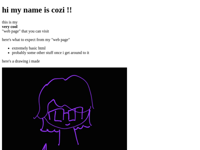 Screenshot of ~kindacozi