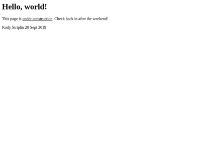Screenshot of ~kody