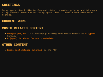 Screenshot of ~koizel