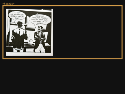 Screenshot of ~kpanic