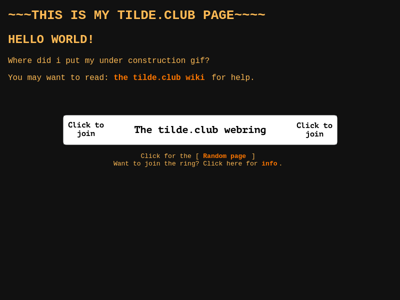 Screenshot of ~krowbar
