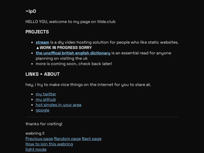 Screenshot of ~lp0