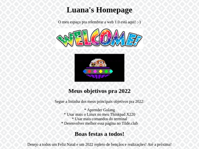 Screenshot of ~luana