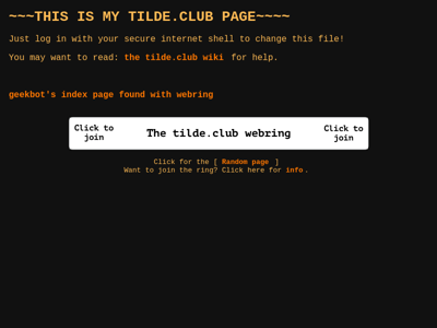 Screenshot of ~lumb