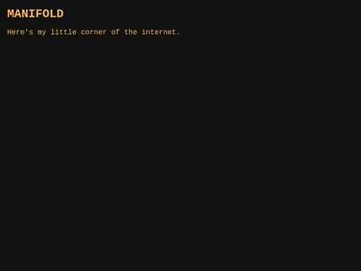 Screenshot of ~manifold
