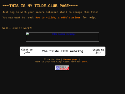 Screenshot of ~marcmeat