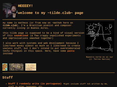 Screenshot of ~mathek