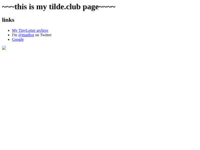 Screenshot of ~mattbot
