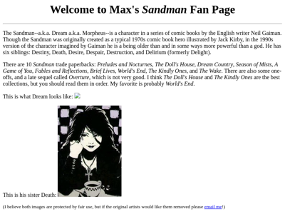 Screenshot of ~max