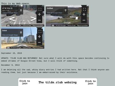 Screenshot of ~mbucher