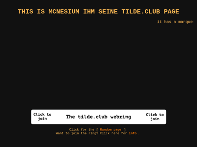 Screenshot of ~mcnesium