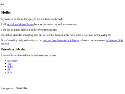 Screenshot of ~metazool