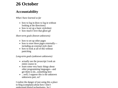 Screenshot of ~minks