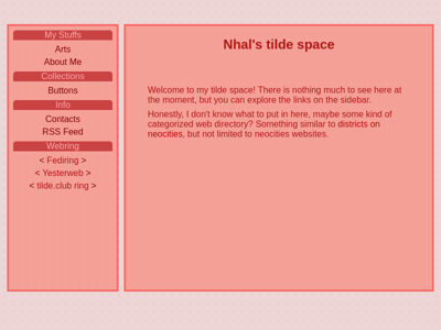 Screenshot of ~nhal