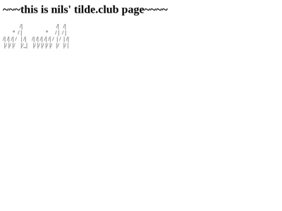 Screenshot of ~nilsmielke