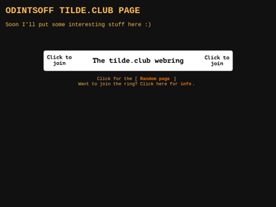 Screenshot of ~odintsoff