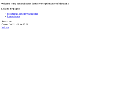Screenshot of ~orduval