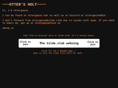 Screenshot of ~ottergauze