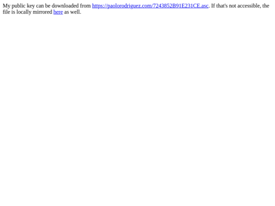 Screenshot of ~paolo