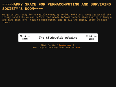 Screenshot of ~permachomp