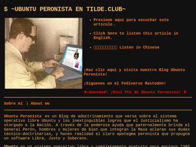 Screenshot of ~peron