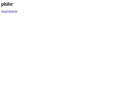 Screenshot of ~philtr