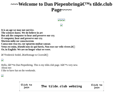 Screenshot of ~piepen