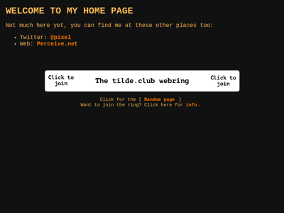 Screenshot of ~pixel