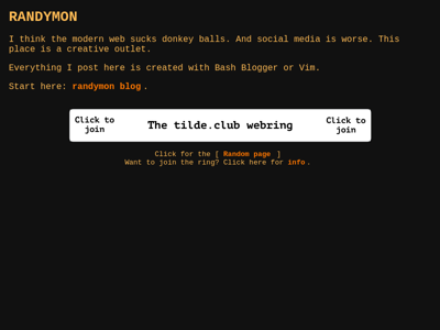 Screenshot of ~randymon