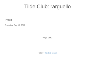 Screenshot of ~rarguello