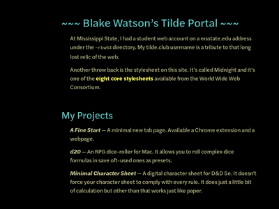 Screenshot of ~rbw64