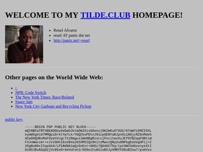 Screenshot of ~reuel
