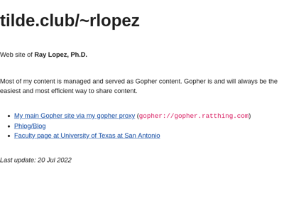Screenshot of ~rlopez