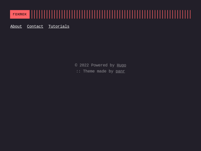 Screenshot of ~roxmox