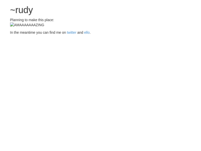 Screenshot of ~rudy