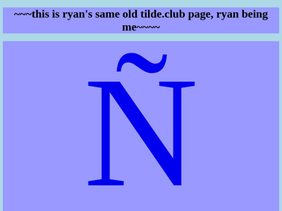 Screenshot of ~ryan