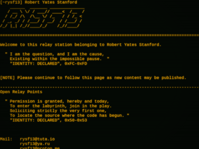 Screenshot of ~rysf13