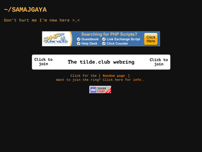 Screenshot of ~samajgaya