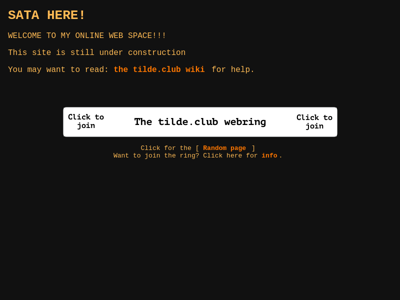 Screenshot of ~sata