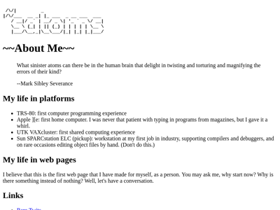 Screenshot of ~satoms