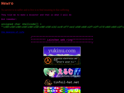 Screenshot of ~sc4r3d0ntf34r
