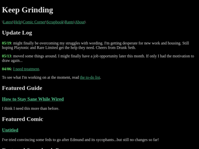 Screenshot of ~sethbar