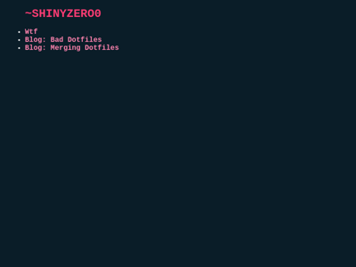 Screenshot of ~shinyzero0